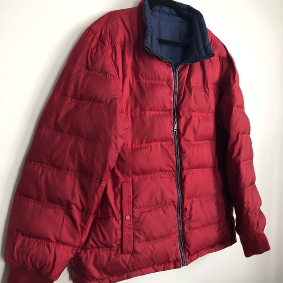 TOMMY HILFIGER REVERSIBLE MENS WINTER JACKET - Picture 2 of 7